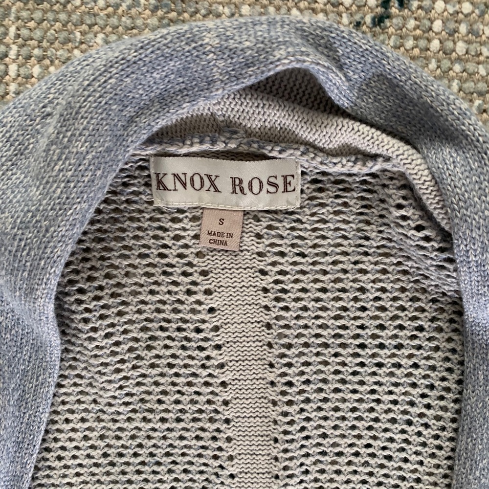KNOX ROSE SLEEVELESS CARDIGAN - Picture 2 of 7